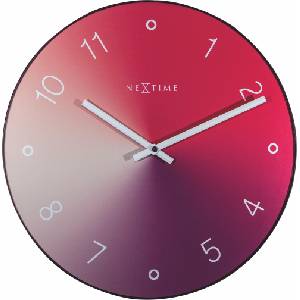 NeXtime Стенен часовник Gradient червен (8194RO)
