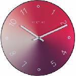 NeXtime Стенен часовник Gradient червен (8194RO)
