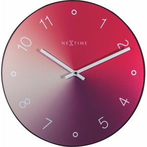 NeXtime Стенен часовник Gradient червен (8194RO)