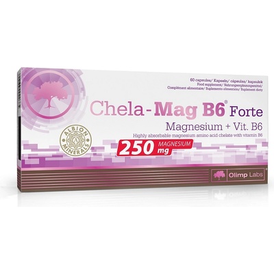 Olimp Chela Mag B6 Forte Magnesium+Vit. B6, 60 Capsules