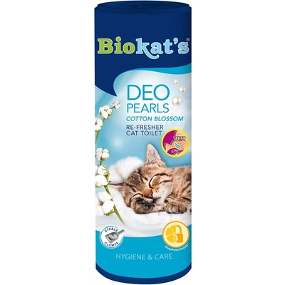 Biokat's Biokat s DEO PEARLS освежител за тоалетна памуков цвят 700 г