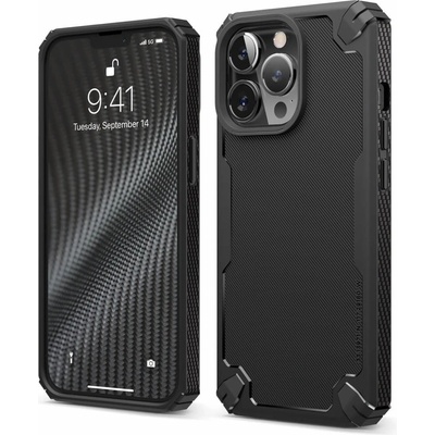 elago Калъф за Apple iPhone 13 Pro, термополиуретанов, Elago Armor Case, удароустойчив, черен (ES13AM61PRO-BK)