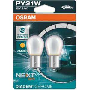OSRAM Крушка OSRAM PY21W, 12V, 21W, 280lm, 2 броя - Maslatabg - 20,95 лв