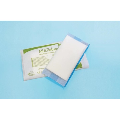 MULTIabsorb vysoko absorpčný kompres 10 x 20 cm 50 ks nesterilný