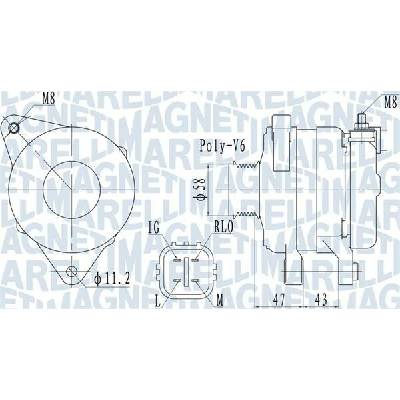Generátor MAGNETI MARELLI 063732097010
