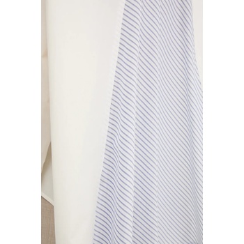 MM6 Maison Margiela Памучна риза MM6 Maison Margiela дамска в бежово със свободна кройка с класическа яка S52DT0042 (S52DT0042)