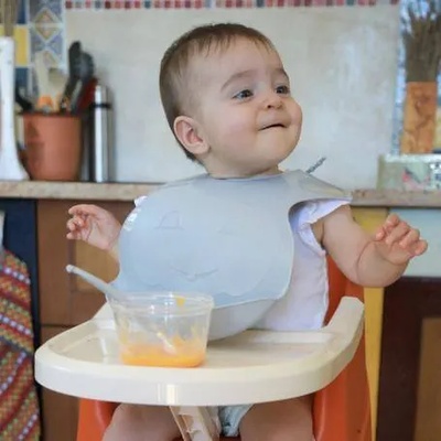 Thermobaby Детско столче за хранене Thermobaby Youpla 2в1 в оранжево