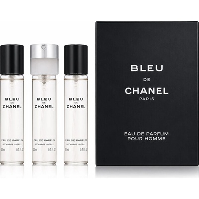 Chanel Bleu de Chanel EDP náplň s rozprašovačem 20 ml + EDP náplň 2 x 20 ml