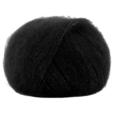 SILK MOHAIR LUX Lana Gatto Farby SILK MOHAIR LUX: 5000 čierna