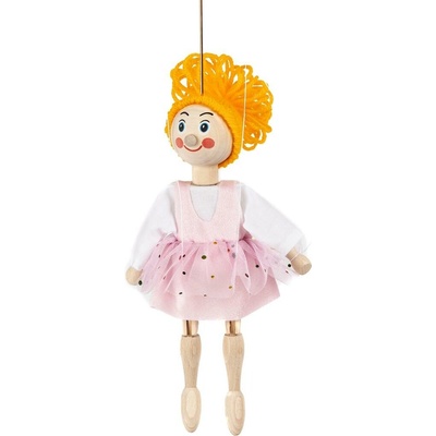 MÚ Brno Baletka 20 cm, drevená marioneta