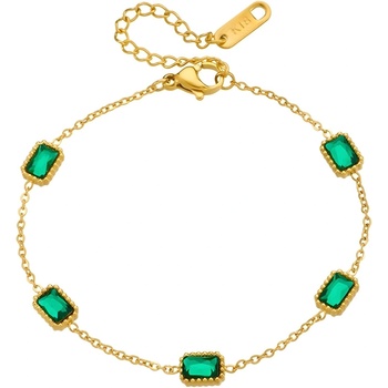 HARAHU Гривна um-38343 - Златна / Зелена kp38343 (um-38343)