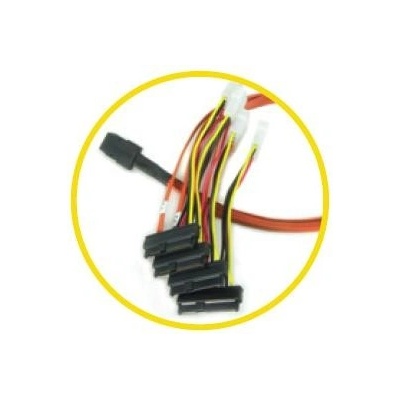 LSI CBL-SAS8087OCF-06M AMCC SAS BREAKOUT CABLE 0,6M miniSAS-4x SAS+power