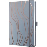 Sigel Jolie Grey Meringue exclusive hardcover lined notebook 135x203 mm (SIJN351)