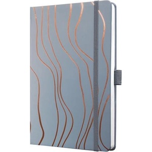 Sigel Jolie Grey Meringue exclusive hardcover lined notebook 135x203 mm (SIJN351)