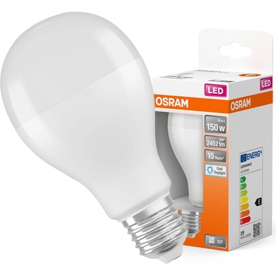 Osram LED žiarovka E27 A60 19W 150W 2452lm 6500K Cold 200° Star