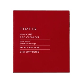 Tirtir Mask Fit Red Cushion 24W Soft Beige Dlhotrvajúci make-up na tvár v hubke 18 g