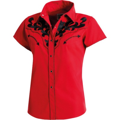 Stars & Stripes košile westernová Ella dámská red – Zboží Dáma