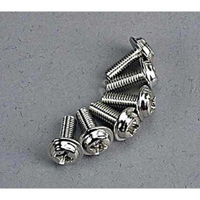 Traxxas skrutka imbus M3x8 mm pologuľatá hlava 6 ks