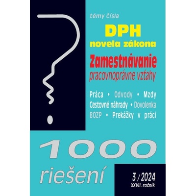 1000 riešení DPH novela zákona (3/2024)