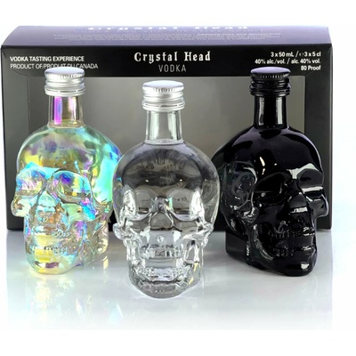Crystal Head Experience Tasting Pack 40% 3 x 0,05 l (karton)