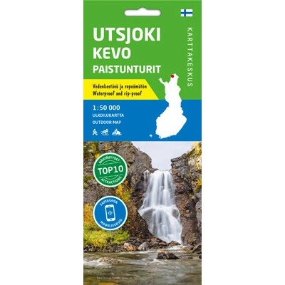 mapa Utsjoki-Kevo 1:50 t.