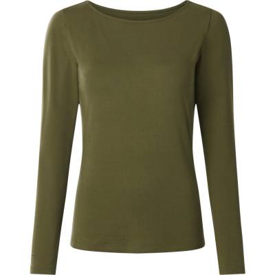 Esmara dámské triko s lodičkovým výstřihem zelená – Zboží Mobilmania
