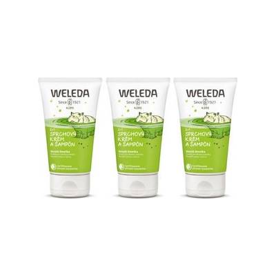 Weleda Kids 2in1 Shower & Shampoo Veselá limetka 3 x 150 ml