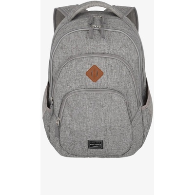 Travelite Раница Travelite Basics Melange - светлосива Travelite | Siv | МЪЖЕ | ЕДИН РАЗМЕР