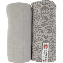 Lodger Swaddler Flower Tribe 2balenie 120 x 120 cm Mist