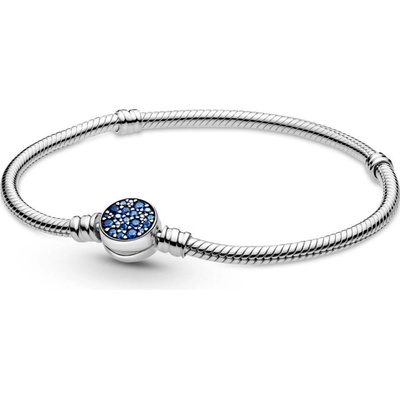 PANDORA Moments náramek se sponou s třpytivou destičkou 16 599288C01-16