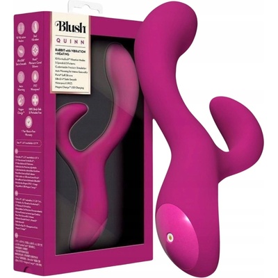 Blush Quinn Rabbit Vibrator Burgundy