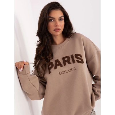 Factory Price Sweatshirt-IT-BL-H2404.07-dark beige krémová