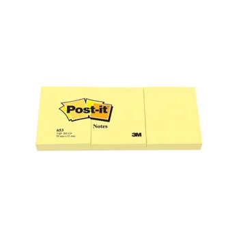 Image 1 of 3M Кубче Post-It 38х51мм. 653 3бр