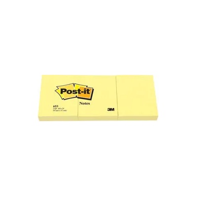 3M Кубче Post-It 38х51мм. 653 3бр
