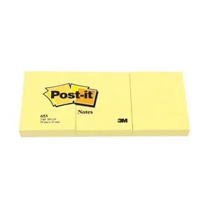 3M Кубче Post-It 38х51мм. 653 3бр