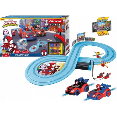 Carrera Autodráha FIRST 63049 Spidey Web Spin – Sleviste.cz