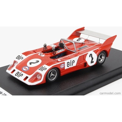 Trofeu Lola T292 Sider N 2 Winner Rally Vila Real 1973 Carlos Santos Oranžová Bílá 1:43