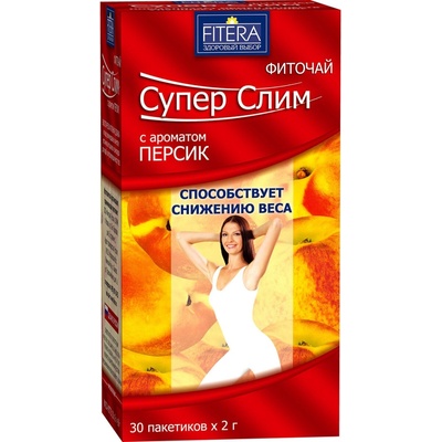 Super Slim Fitočaj s citronovou příchutí 30 ks 60 g