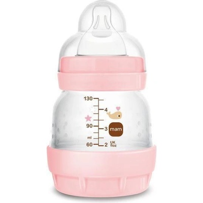 Mam antikoliková láhev Velryba růžová 130ml