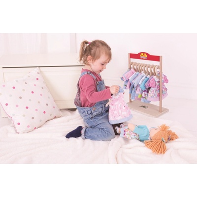 Bigjigs toys Látková Laura 35 cm