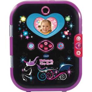 VTech VTech Kidisecrets Selfie Music 2.0 детски образователен компютър, на немски език, черен/лилав (80-541974)