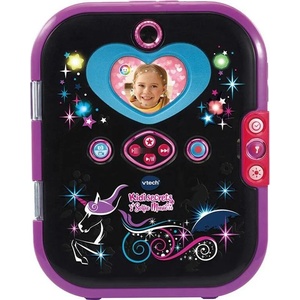 VTech VTech Kidisecrets Selfie Music 2.0 детски образователен компютър, на немски език, черен/лилав (80-541974)