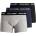 Jack and Jones Мъжки боксерки Jack and Jones Anthony 3-Pack Boxer Trunk Mens - Grey/Navy/Black