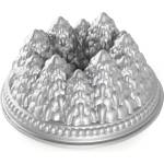 Nordic Ware Класическа форма за кекс PINE FOREST, сребриста, Nordic Ware (NW89737)