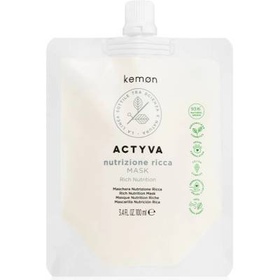 Kemon Actyva Nutrizone Ricca интензивна маска за екстремно суха коса 100ml