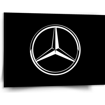 Sablio Obraz Logo 2 Čierna - 150x110 cm