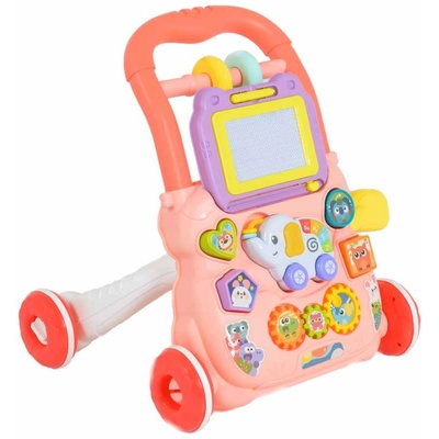 Moni Играчка за прохождане Moni Toys - Elephant, розова (110762)