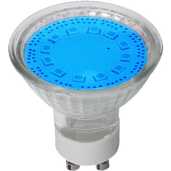 Led ЛАМПА smd2835 3w gu10 230v 3000k СИНЯ (99led598)