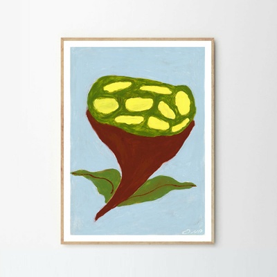 Moikka Plagát Flower Flying by Ojuna Njama Petersen 50x70