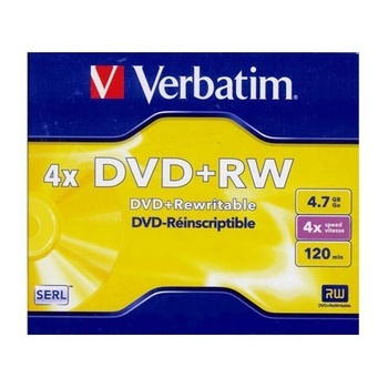 Verbatim DVD+RW Matt Silver 4x 4, 7 GB 10 броя (43229) (43229)